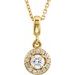 Halo-Style Necklace or Pendant