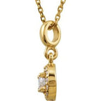 Halo-Style Necklace or Pendant
