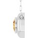 Bezel-Set Solitaire Necklace or Center
