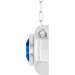 Bezel-Set Solitaire Necklace or Center