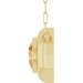 Bezel-Set Solitaire Necklace or Center