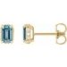 Hidden Halo-Style Stud Earrings