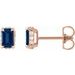 Hidden Halo-Style Stud Earrings