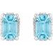 Hidden Halo-Style Stud Earrings