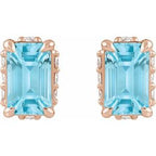 Hidden Halo-Style Stud Earrings