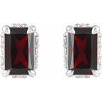 Hidden Halo-Style Stud Earrings