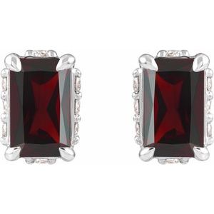 Hidden Halo-Style Stud Earrings