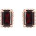 Hidden Halo-Style Stud Earrings