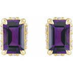 Hidden Halo-Style Stud Earrings