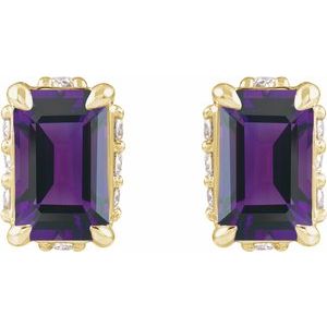 Hidden Halo-Style Stud Earrings