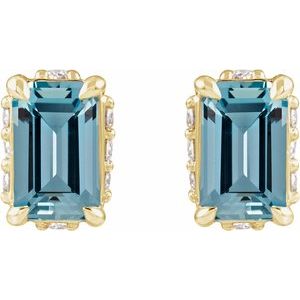 Hidden Halo-Style Stud Earrings