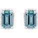Hidden Halo-Style Stud Earrings