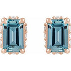 Hidden Halo-Style Stud Earrings