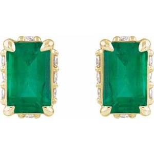 Hidden Halo-Style Stud Earrings