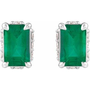 Hidden Halo-Style Stud Earrings