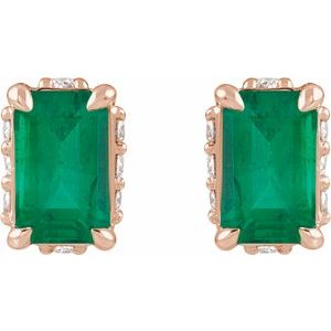 Hidden Halo-Style Stud Earrings