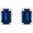 Hidden Halo-Style Stud Earrings
