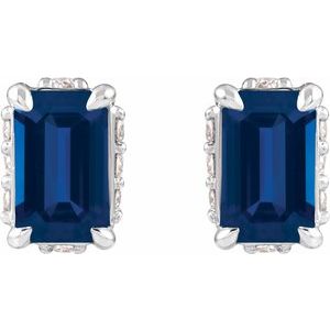 Hidden Halo-Style Stud Earrings