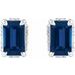Hidden Halo-Style Stud Earrings