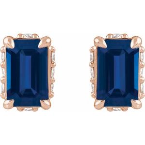 Hidden Halo-Style Stud Earrings