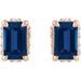 Hidden Halo-Style Stud Earrings