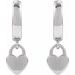 Heart Hoop Earrings