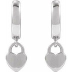 Heart Hoop Earrings