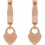 Heart Hoop Earrings