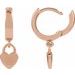 Heart Hoop Earrings