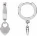 Heart Hoop Earrings
