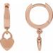 Heart Hoop Earrings