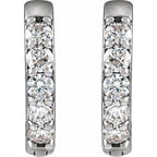 Accented Huggie Earrings