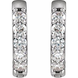 Accented Huggie Earrings