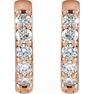 Accented Huggie Earrings
