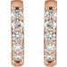 Accented Huggie Earrings