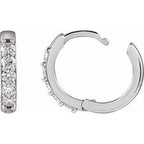 Accented Huggie Earrings