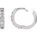 Accented Huggie Earrings