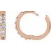 Accented Huggie Earrings
