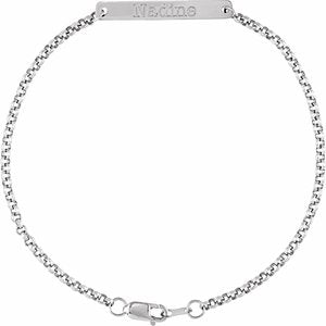 Engravable Link Bracelet