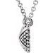 Granulated X Necklace or Center