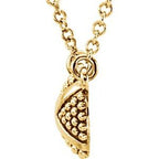 Granulated X Necklace or Center