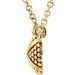 Granulated X Necklace or Center