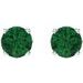 Round 4-Prong Scroll Setting® Stud Earrings