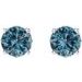Round 4-Prong Scroll Setting® Stud Earrings