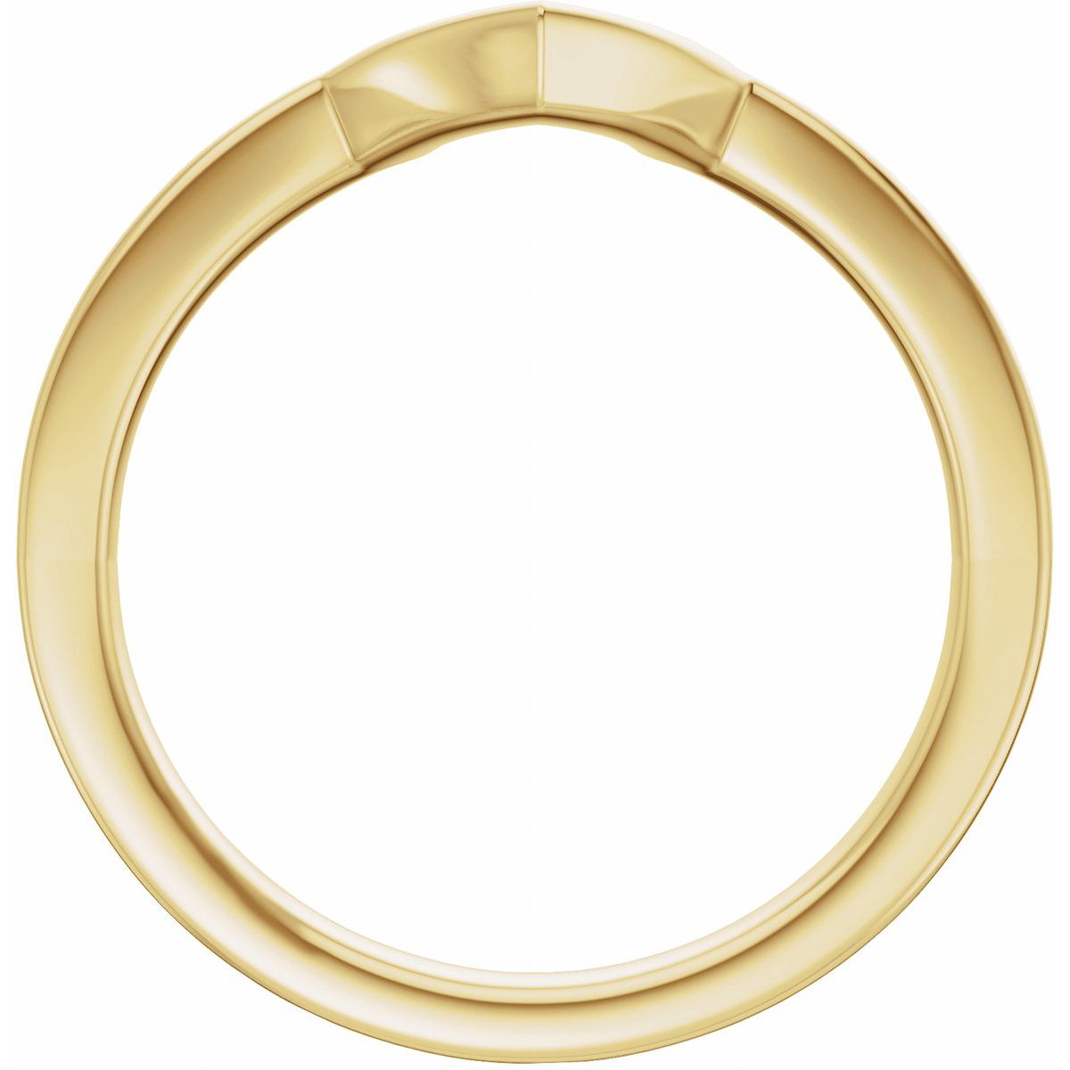 Claw-Prong Solitaire Bezel-Style Engagement Ring or Band