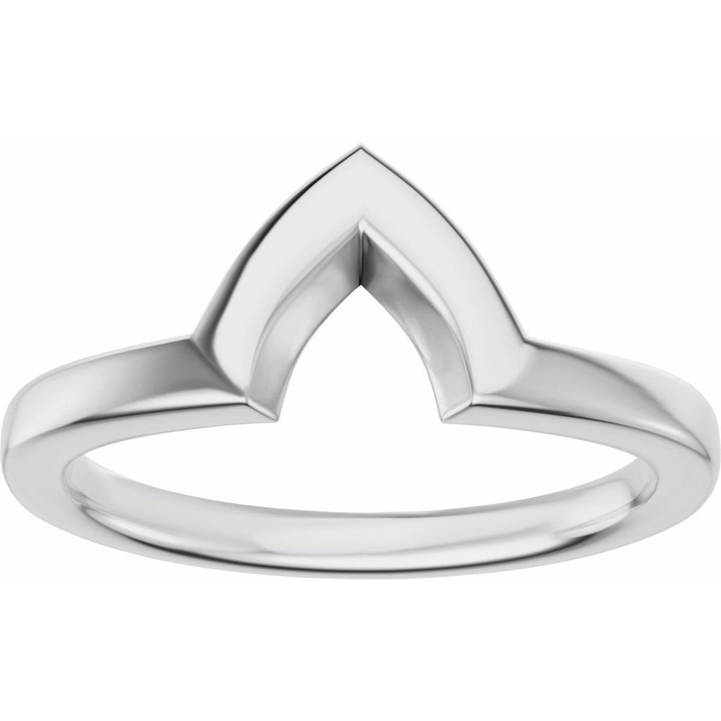 Claw-Prong Solitaire Bezel-Style Engagement Ring or Band
