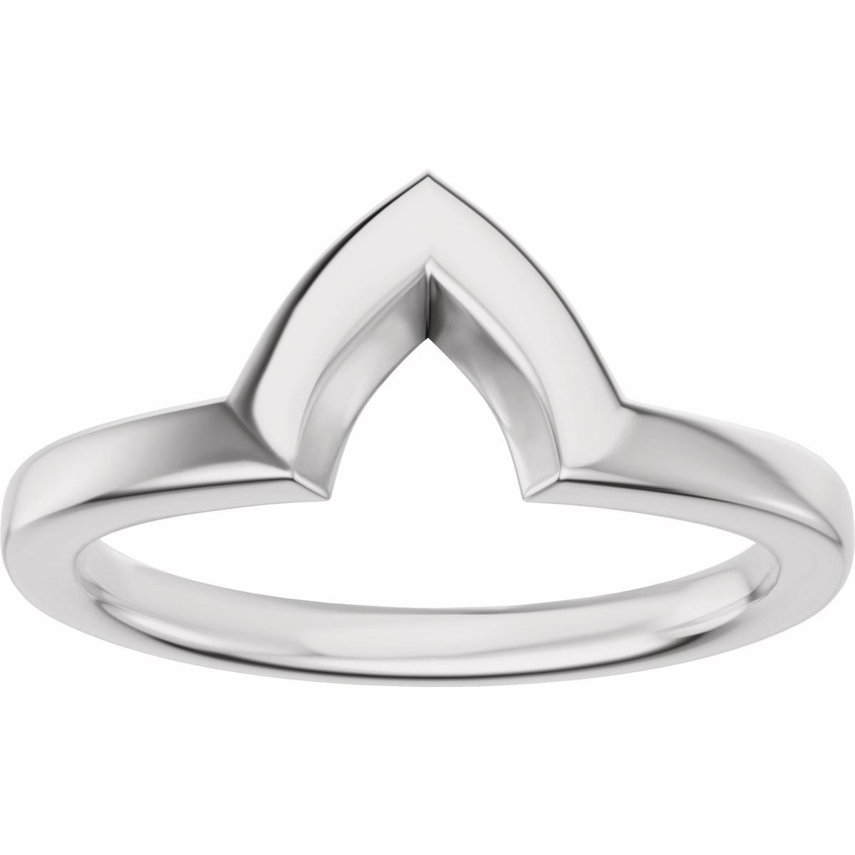 Claw-Prong Solitaire Bezel-Style Engagement Ring or Band
