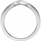Claw-Prong Solitaire Bezel-Style Engagement Ring or Band