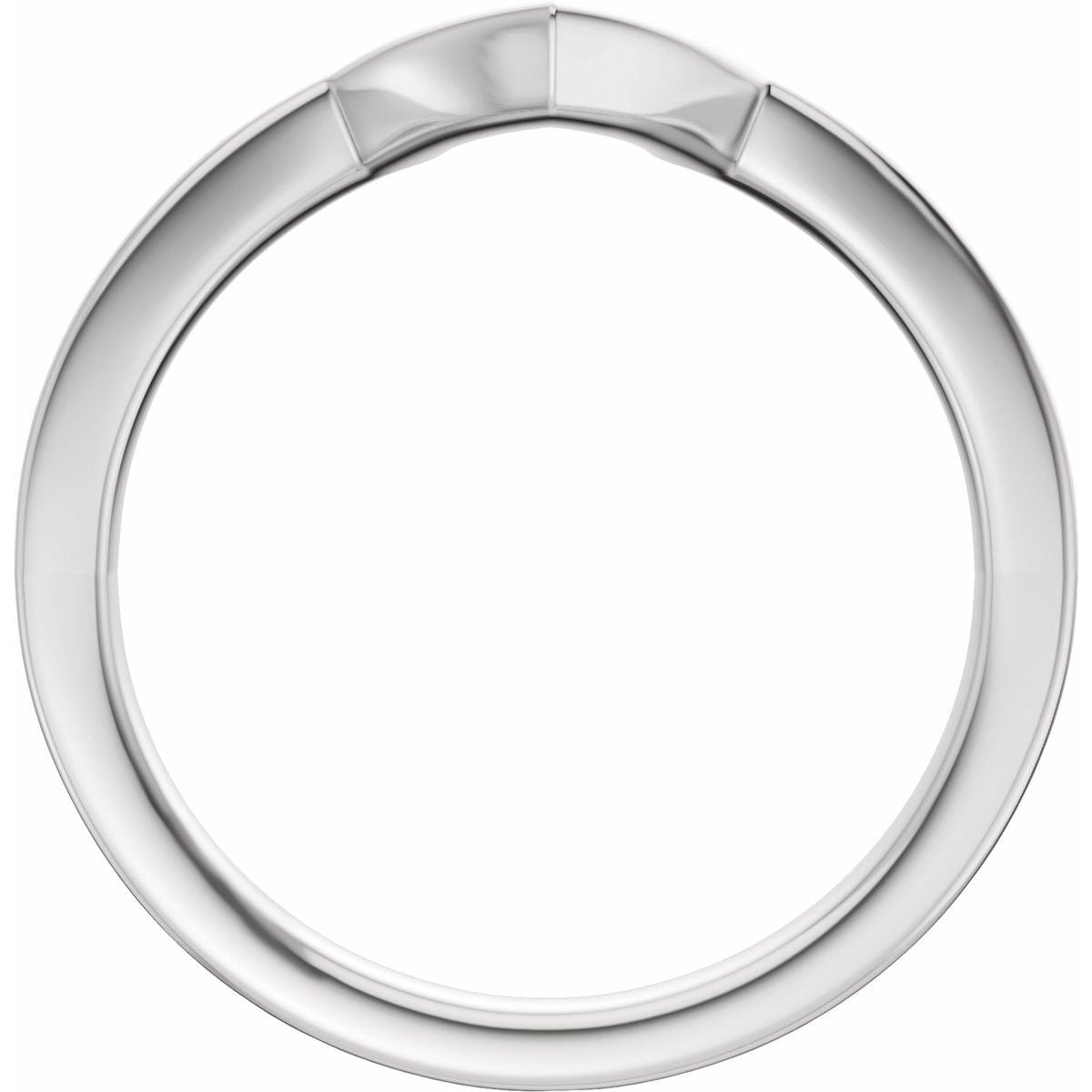 Claw-Prong Solitaire Bezel-Style Engagement Ring or Band