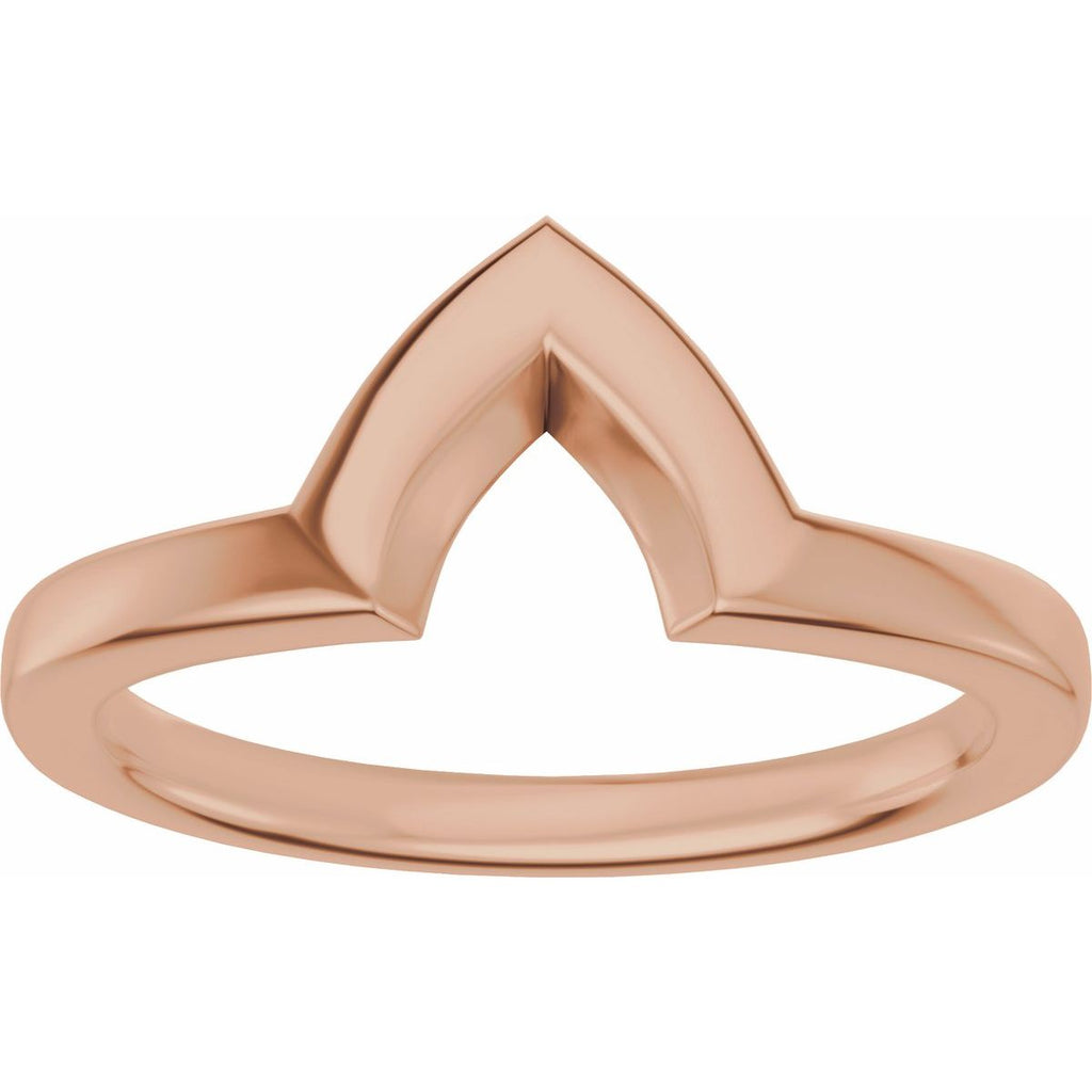 Claw-Prong Solitaire Bezel-Style Engagement Ring or Band